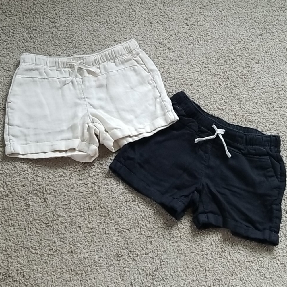 ❤ 4/$20 Two Pair Wonder Nation Black/Tan Shorts